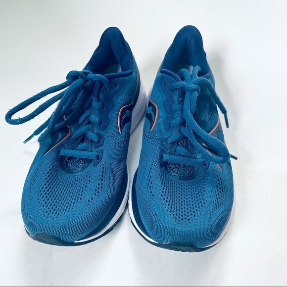 Saucony Ride14 Women’s FORMFIT PWRRUN Running Shoes Sneakers Navy Blue 6.5 - Picture 4 of 9